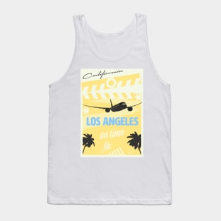 Los Angeles yellow Tank Top